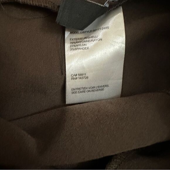 Tribal‎ Brown Pull On Stretch Pencil Skirt Size 6 - Picture 7 of 8